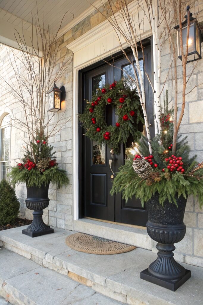 11 Front Porch Christmas Decor Ideas That Feel Festive