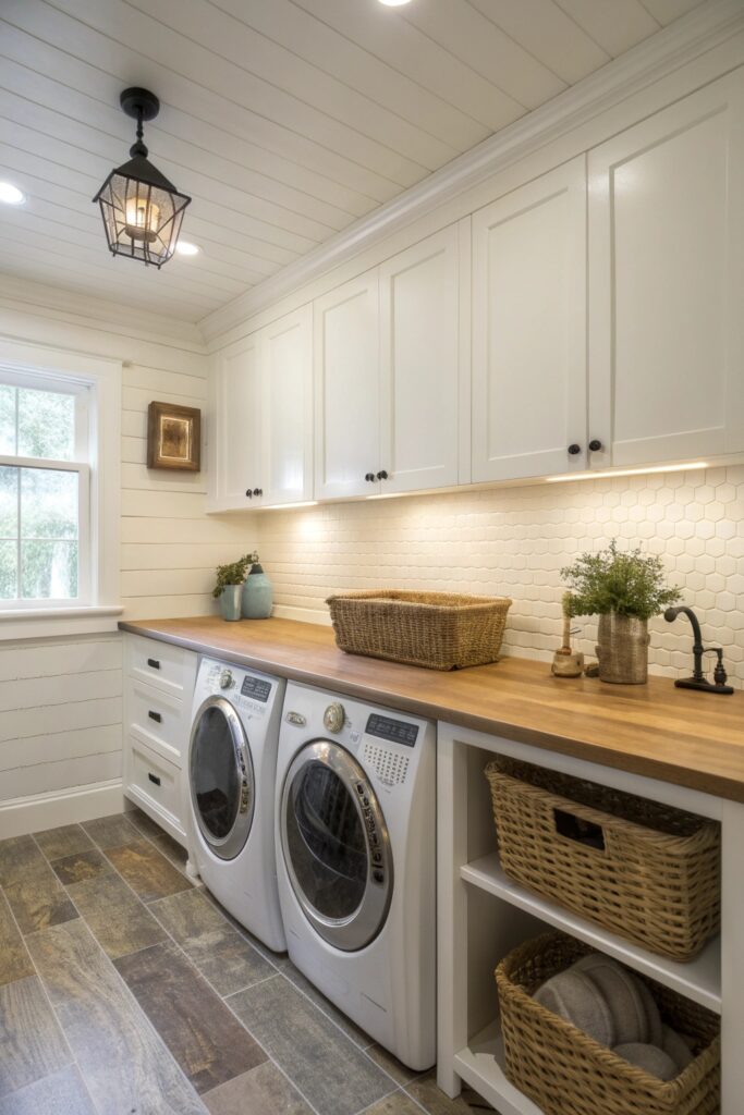 12 Farmhouse Laundry Room Ideas That Look Beautiful and Functional