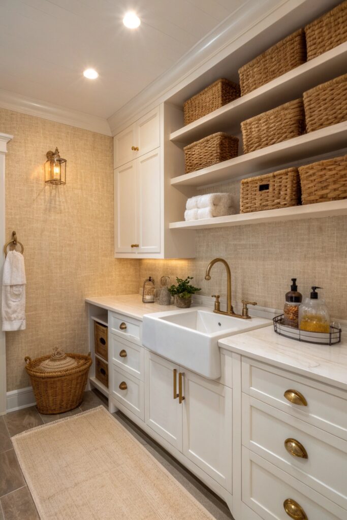 11 Laundry Room Wallpaper Ideas That Add Personality