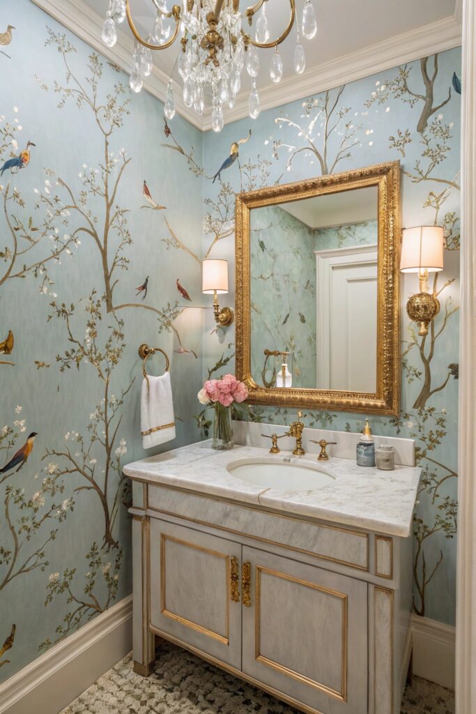 11 Bold Bathroom Wallpaper Ideas That Make a Statement