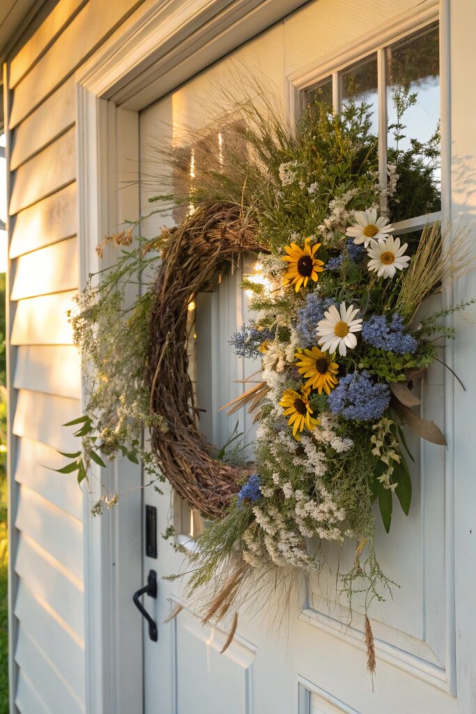 12 Summer Wreath Ideas for a Beautiful Front Door