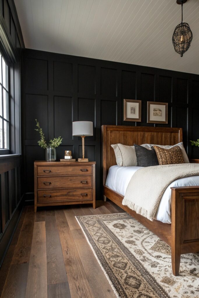 13 Moody Black Bedroom Ideas for a Bold Dark Decor Look