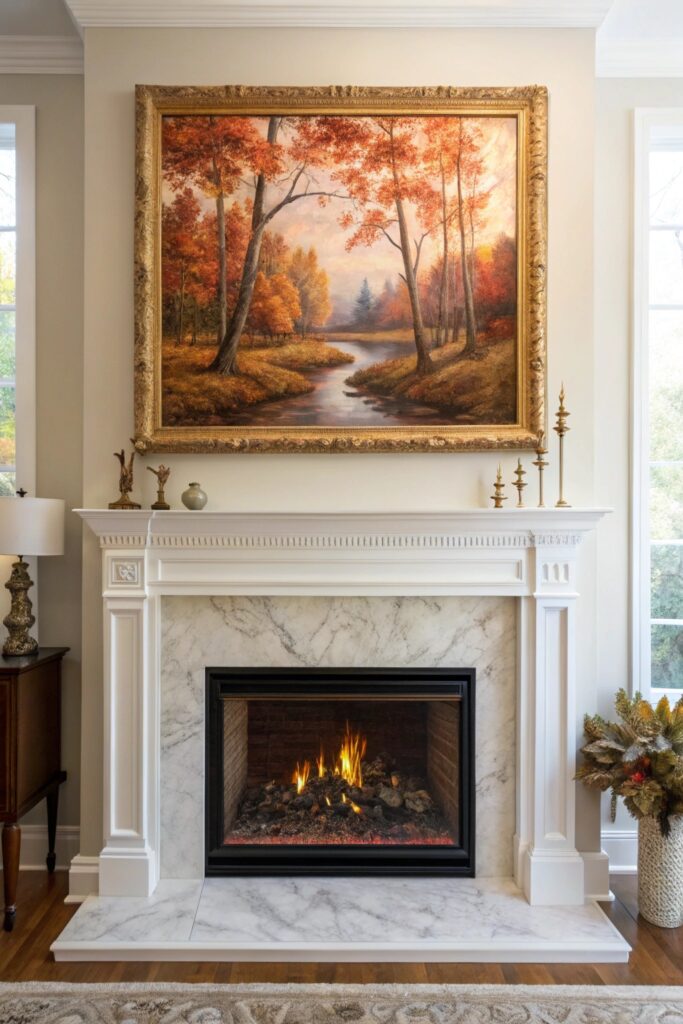 12 Fall Fireplace Decor Ideas for a Cozy Autumn Living Room