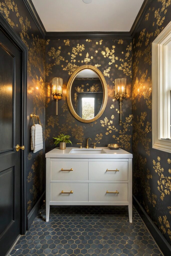 11 Powder Room Wallpaper Ideas That Wow Guests 11 Powder Room Wallpaper Ideas That Wow Guests