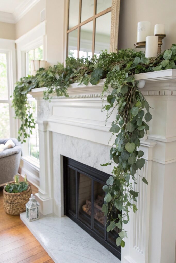12 Spring Mantel Decorating Ideas That Refresh Your Living Room