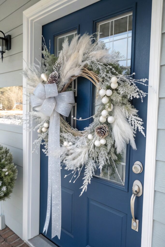 10 Winter Wreath Ideas That Make Your Front Door Pop