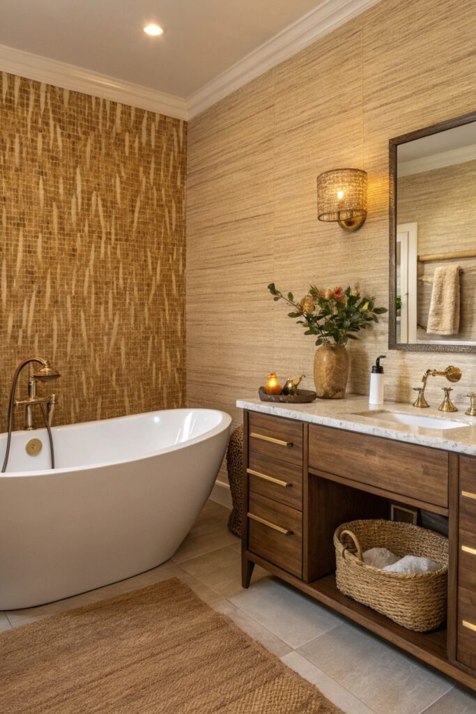 11 Bold Bathroom Wallpaper Ideas That Make a Statement