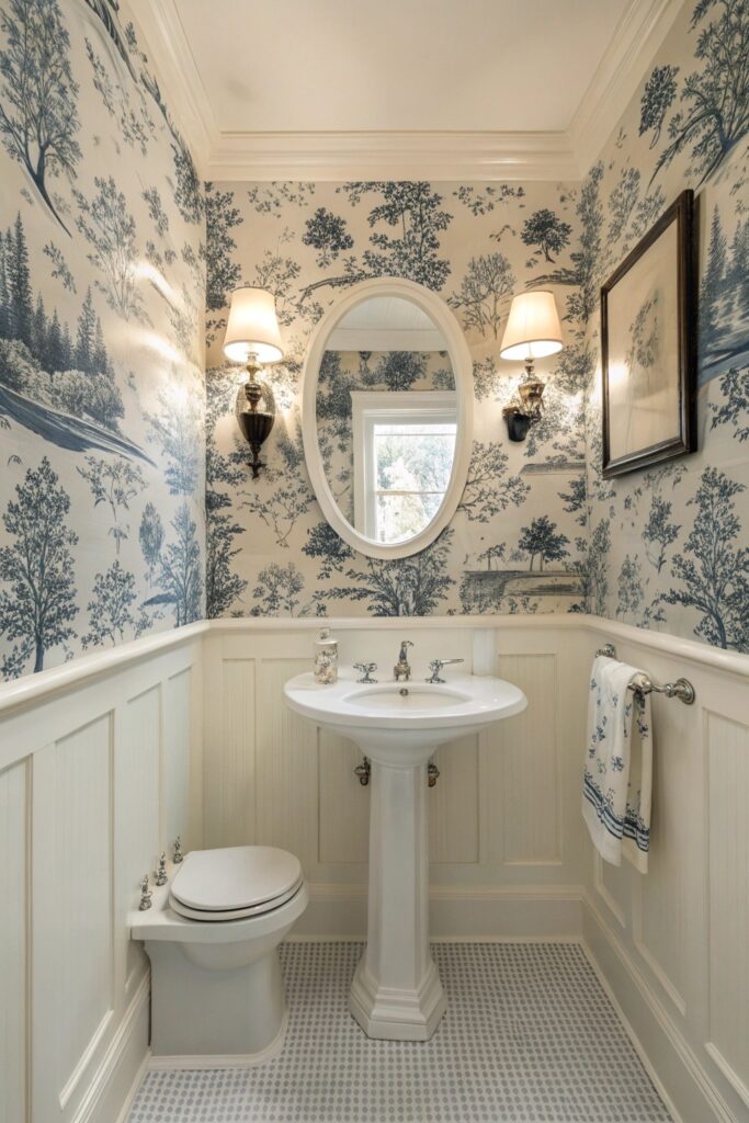 11 Powder Room Wallpaper Ideas That Wow Guests 11 Powder Room Wallpaper Ideas That Wow Guests