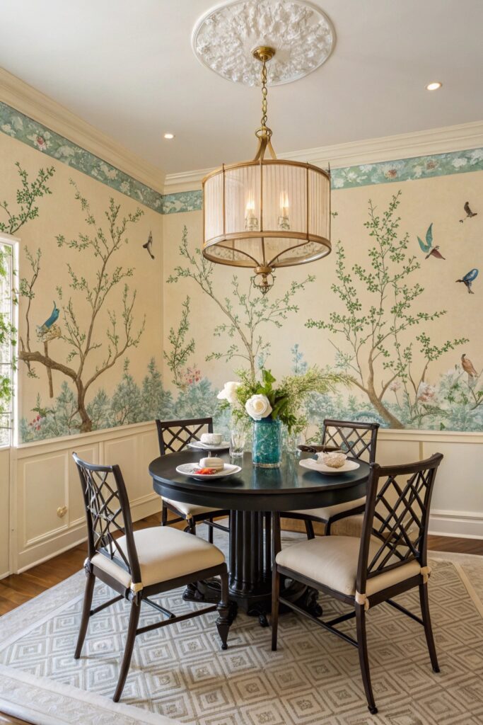 11 Dining Room Wallpaper Ideas That Make a Statement