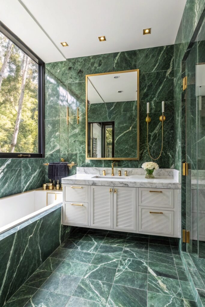 10 Green Bathroom Ideas That Feel Fresh & Relaxing