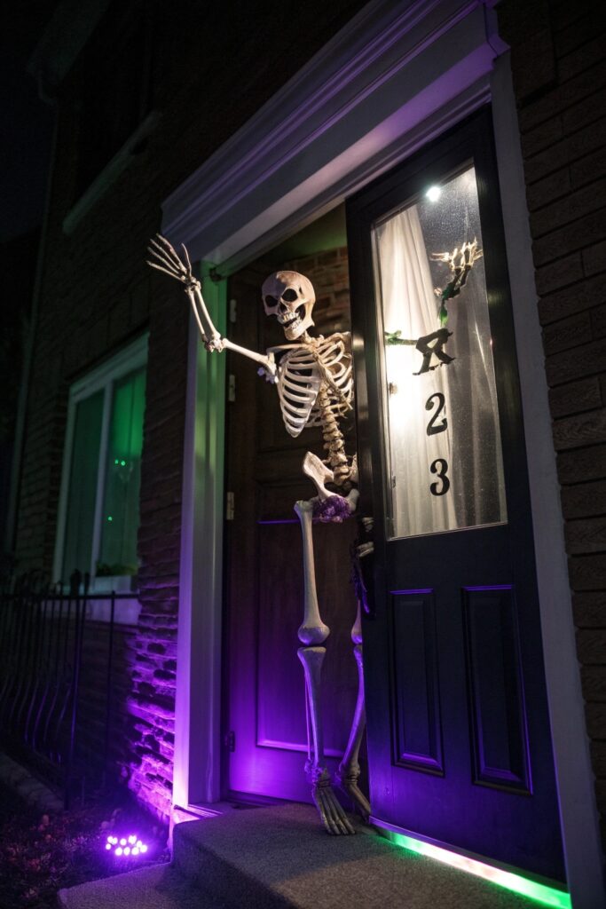 10 Halloween Door Decorations That Look Spooky and Stylish