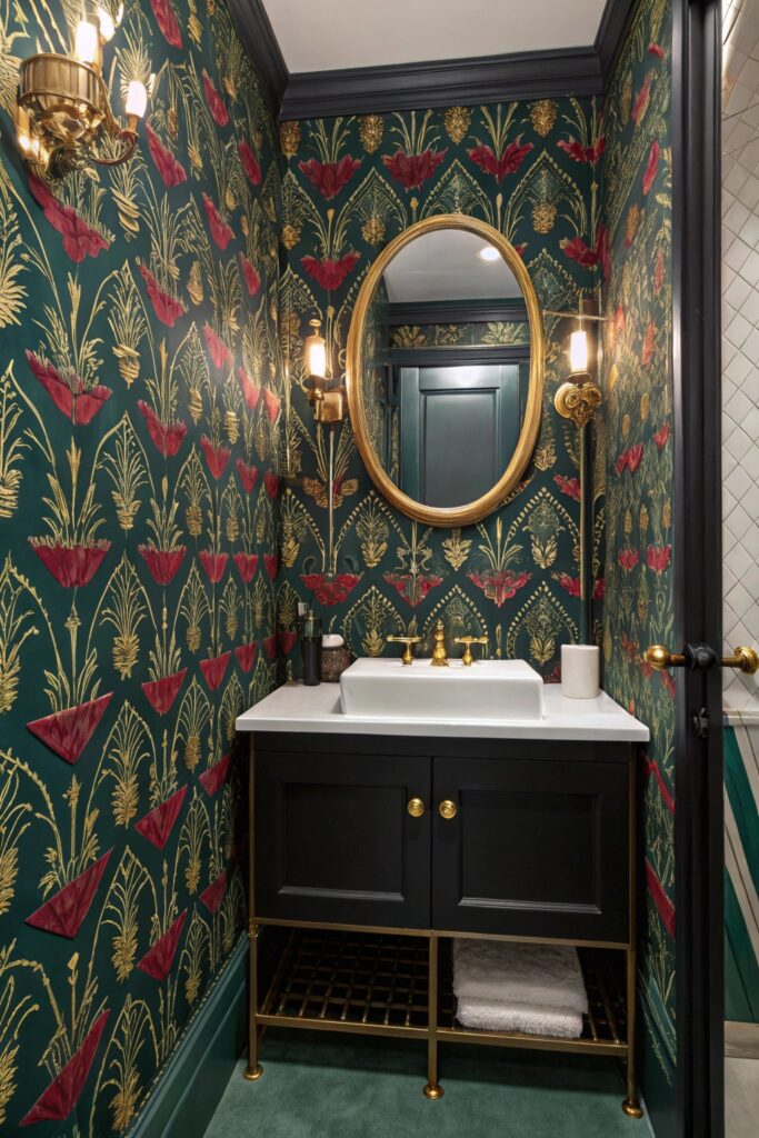 11 Powder Room Wallpaper Ideas That Wow Guests 11 Powder Room Wallpaper Ideas That Wow Guests