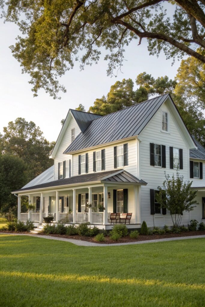 11 Farmhouse Exterior Ideas That Boost Your Home's Curb Appeal 11 Farmhouse Exterior Ideas That Boost Your Home's Curb Appeal