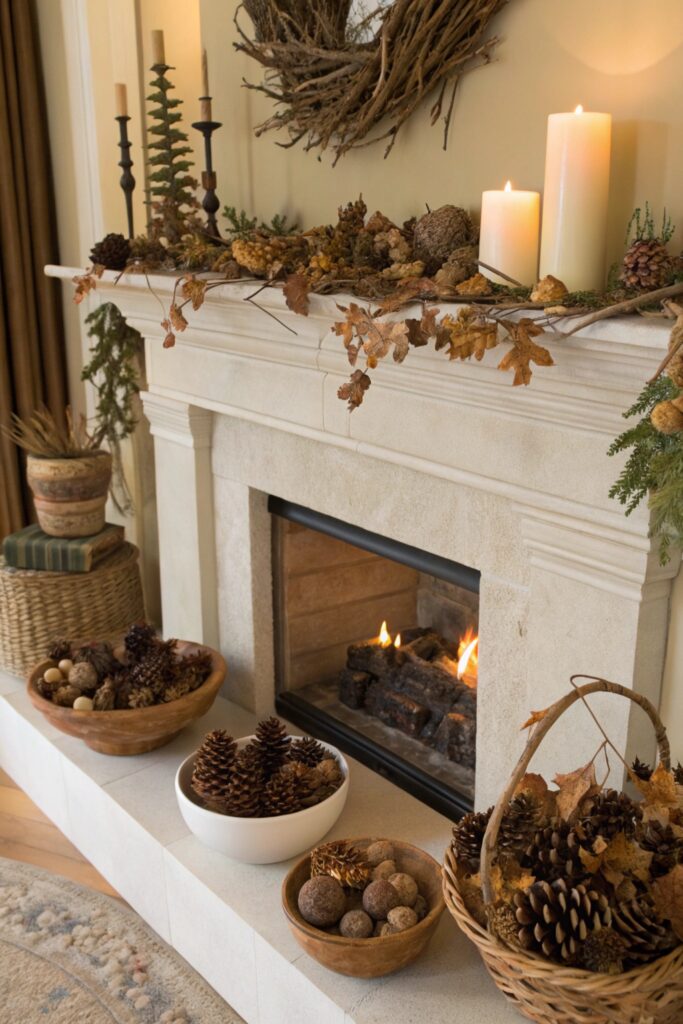 12 Fall Fireplace Decor Ideas for a Cozy Autumn Living Room