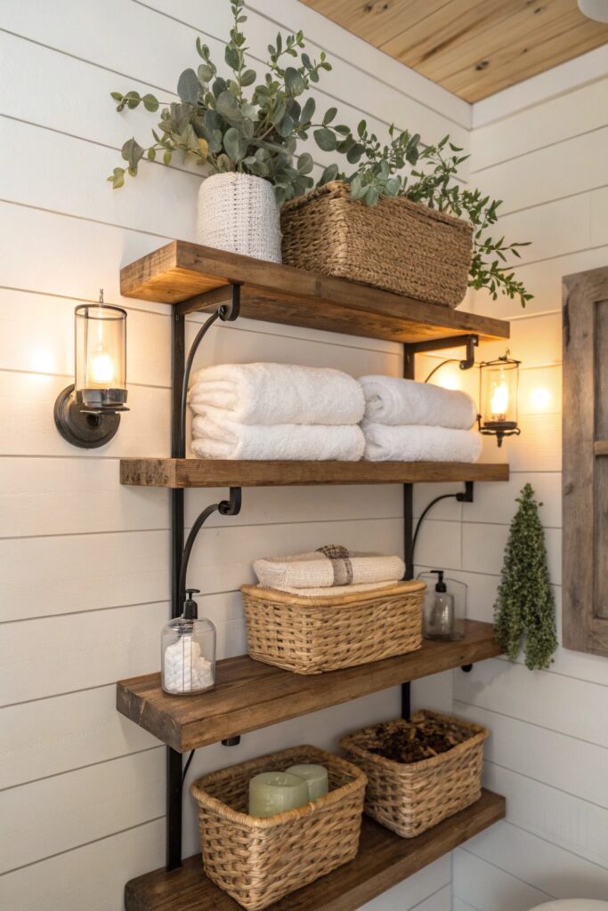 12 Farmhouse Bathroom Decor Ideas With Rustic Charm