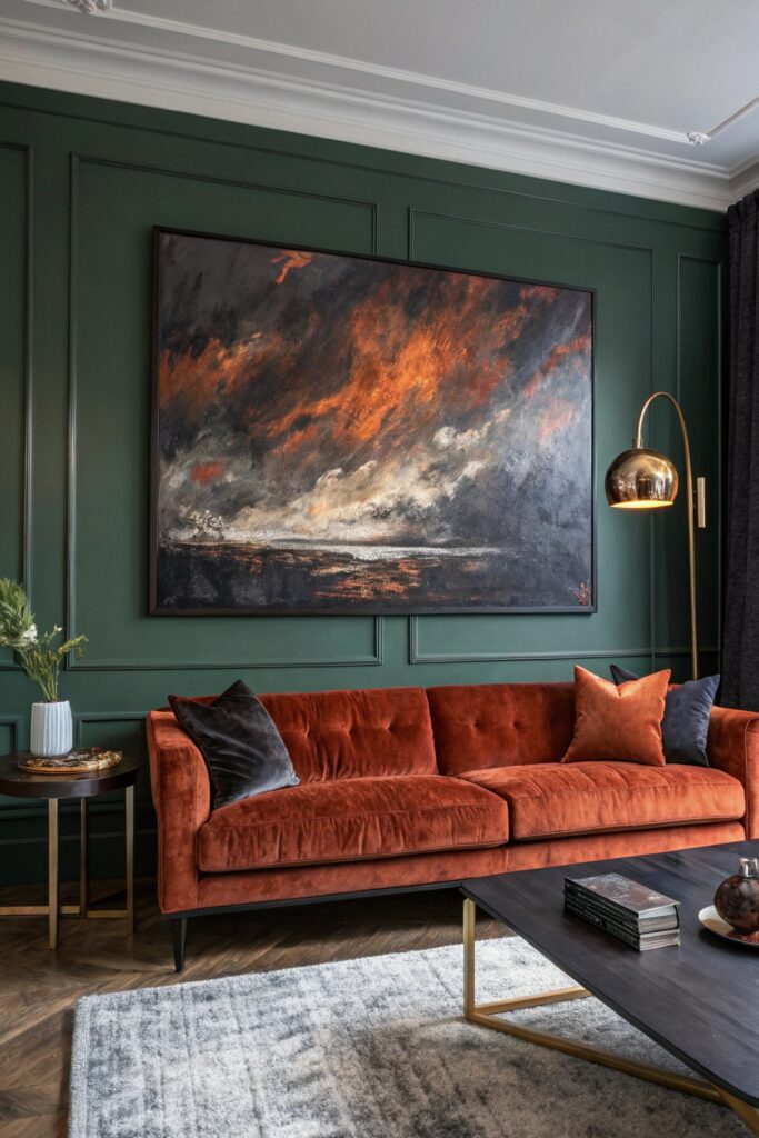 10 Moody Living Room Ideas That Feel Dramatic & Cozy