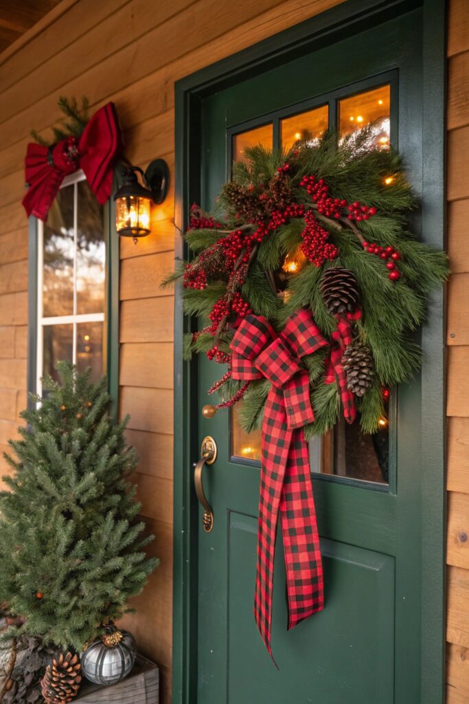 10 Winter Wreath Ideas That Make Your Front Door Pop