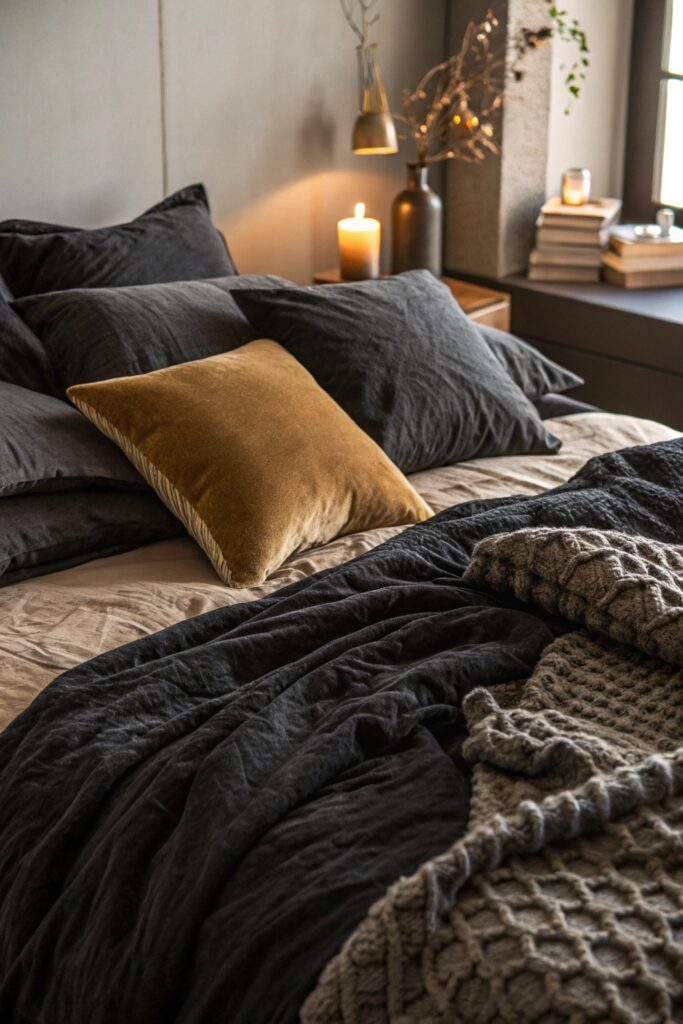 13 Moody Black Bedroom Ideas for a Bold Dark Decor Look