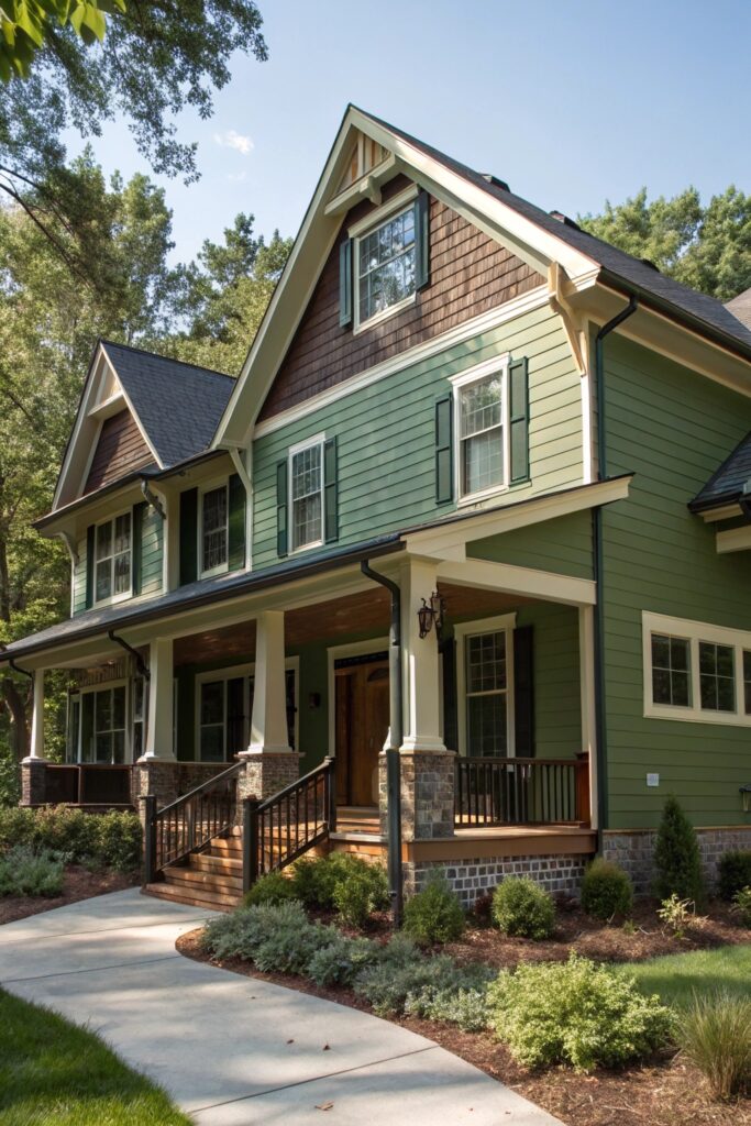 10 Green House Exterior Ideas That Feel Fresh and Modern 10 Green House Exterior Ideas That Feel Fresh and Modern