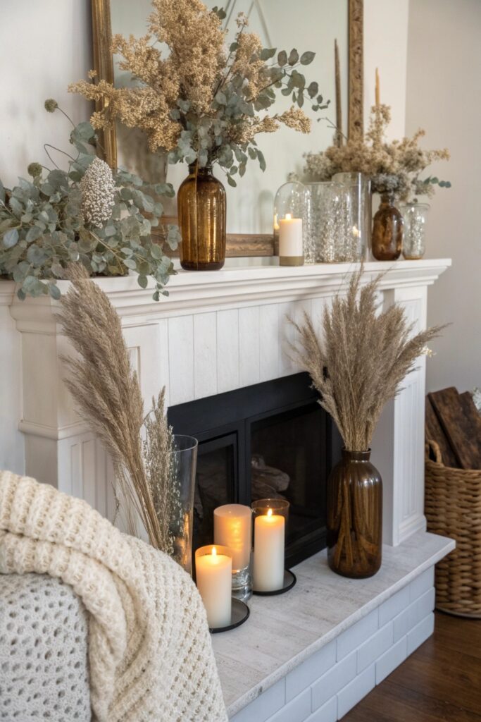 10 Winter Mantel Decorating Ideas That Feel Pinterest-Worthy