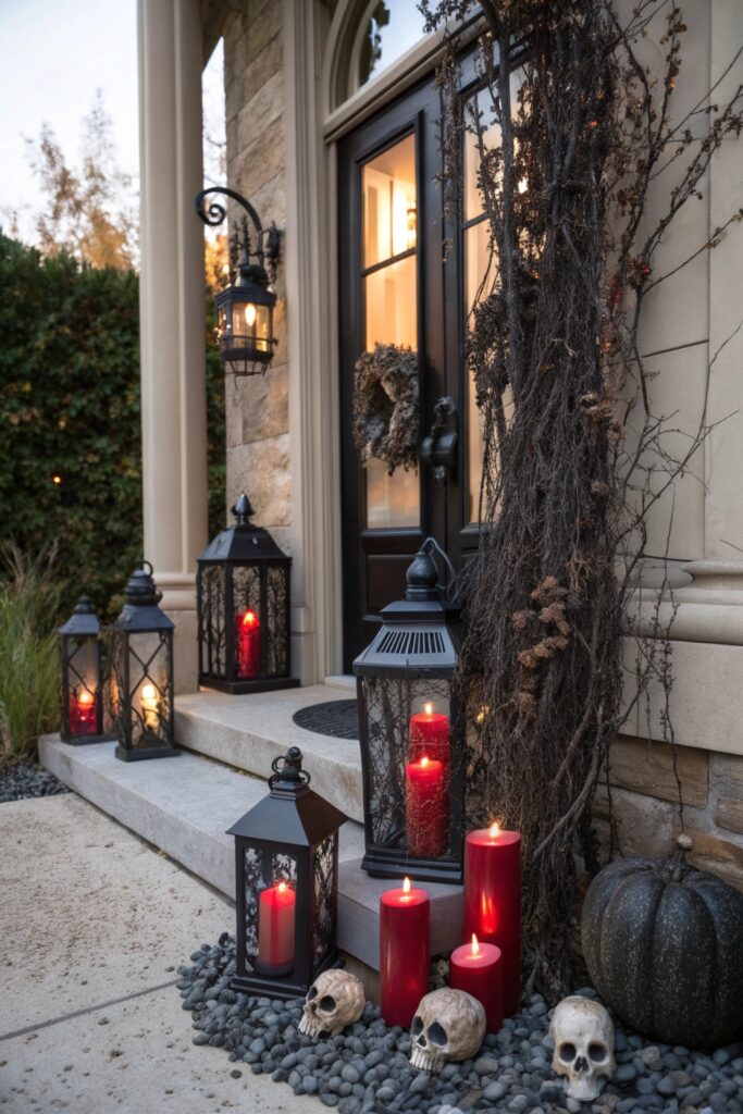 10 Halloween Door Decorations That Look Spooky and Stylish