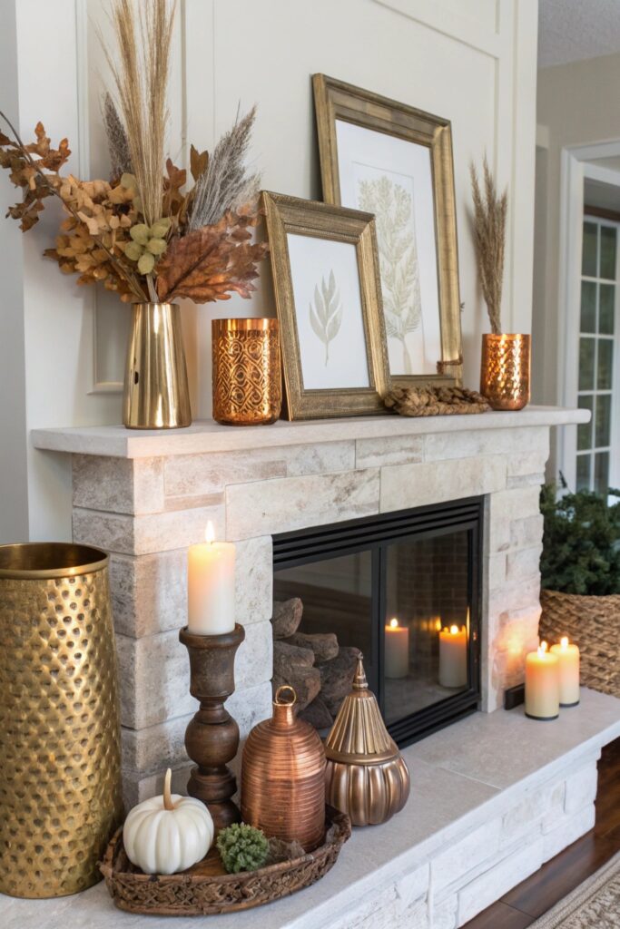 12 Fall Fireplace Decor Ideas for a Cozy Autumn Living Room