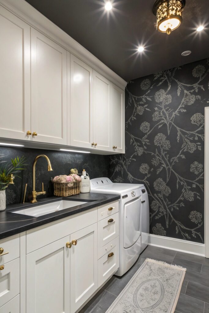 11 Laundry Room Wallpaper Ideas That Add Personality