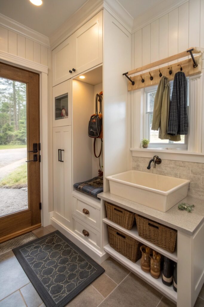 11 Mudroom Design Ideas That Keep Your Home Organized