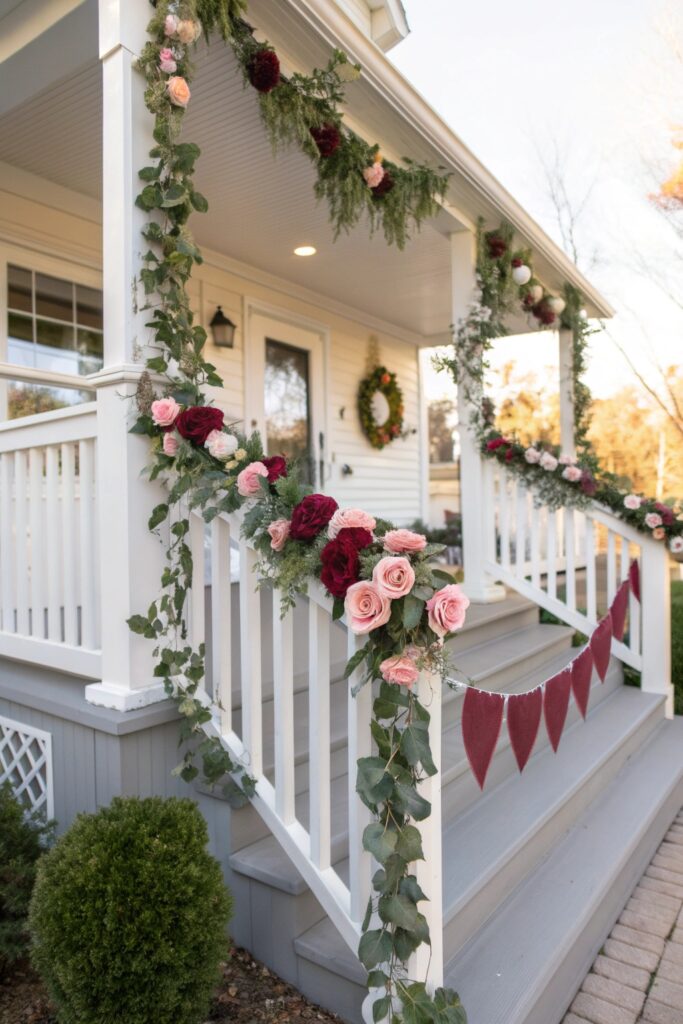 10 Valentine Front Porch Ideas That Feel Warm & Welcoming