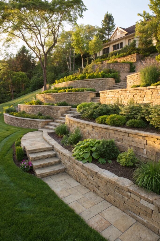 10 Hillside Landscaping Ideas That Make Sloped Yards Stunning