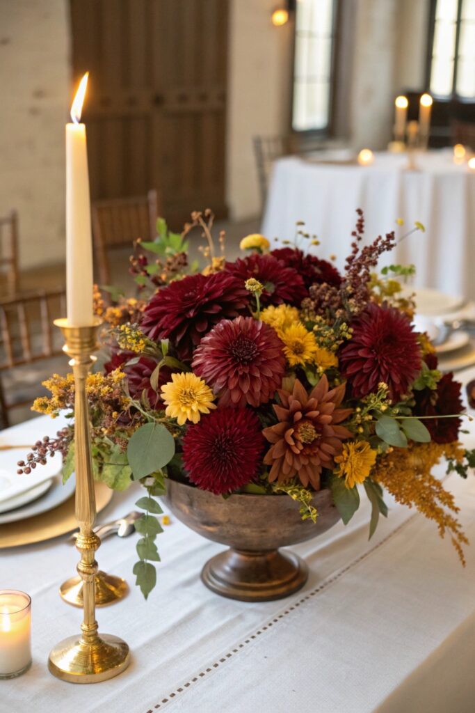 12 Fall Floral Centerpieces That Look Elegant & Cozy