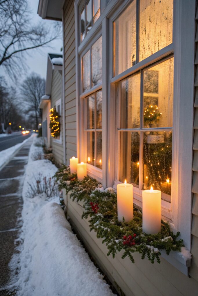 15 Window Christmas Decor Ideas That Shine Day & Night