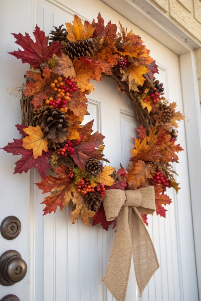 11 Thanksgiving Wreath Ideas That Make Your Door Stand Out