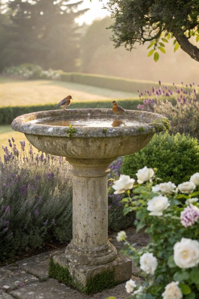 12 Bird Bath Ideas That Turn Your Garden Into a Peaceful Oasis