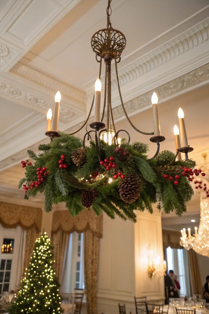 11 Christmas Chandelier Decor Ideas That Feel Luxurious