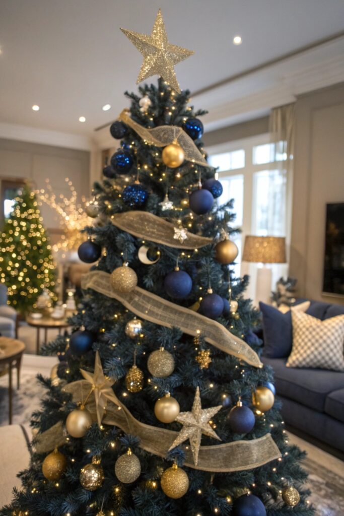 12 Blue Christmas Decor Ideas for a Cool & Elegant Theme
