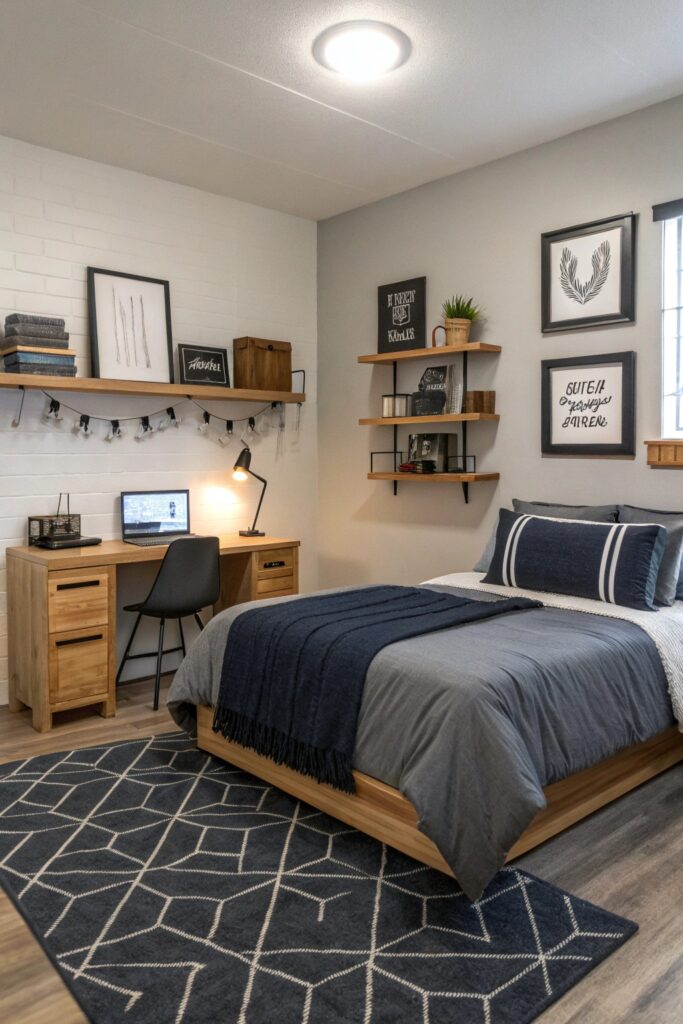 11 Dorm Room Ideas for Guys That Look Clean & Stylish