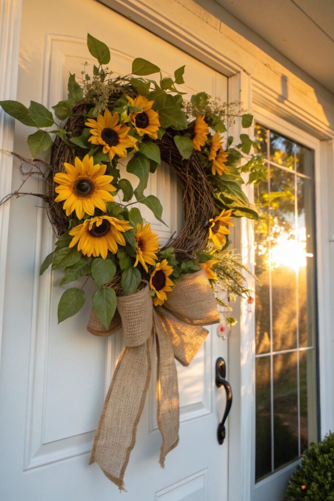 12 DIY Summer Wreaths for Front Door That Feel Bright and Cheerful