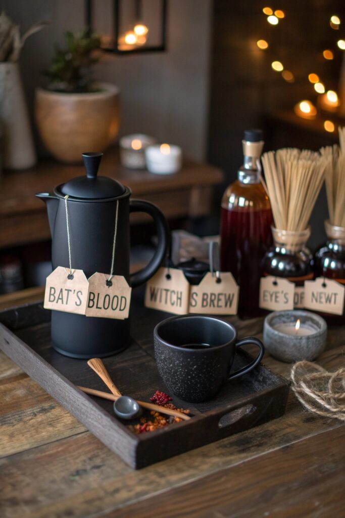 12 Halloween Coffee Bar Ideas That Are Spooky & Fun