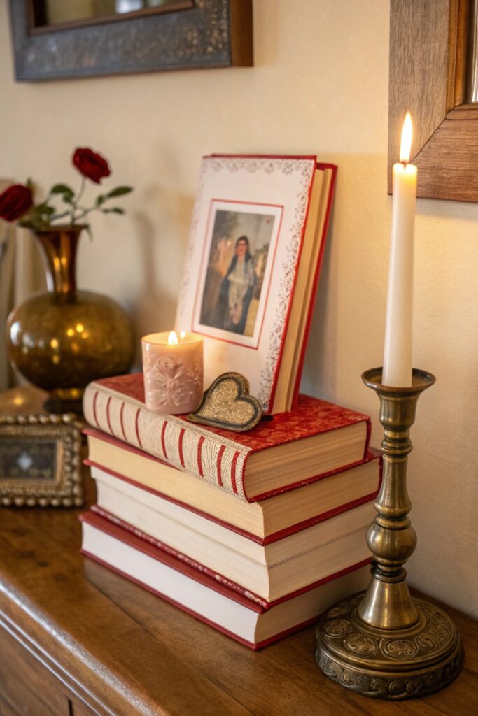13 Valentine's Mantle Decor Ideas for a Cozy Romantic Look