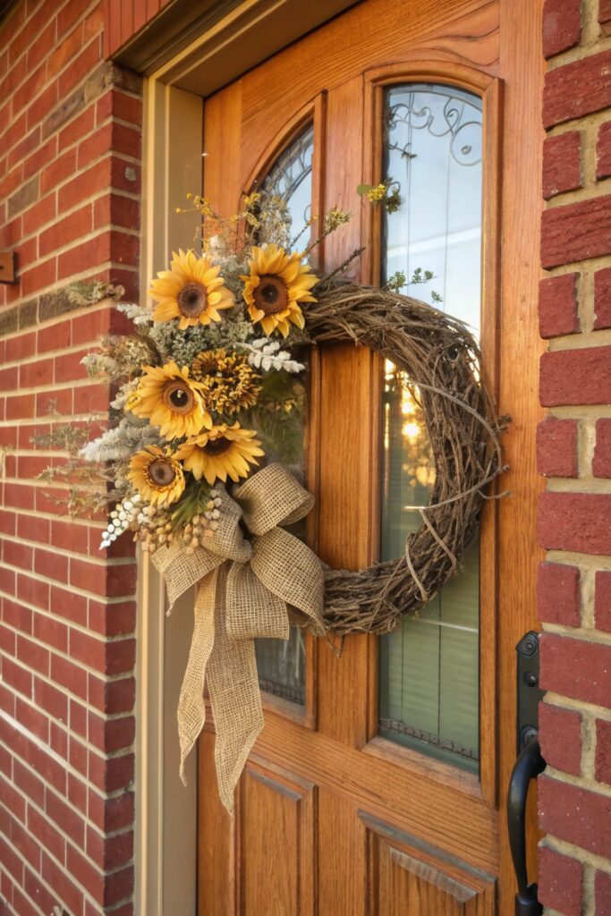 12 DIY Summer Wreaths for Front Door That Feel Bright and Cheerful