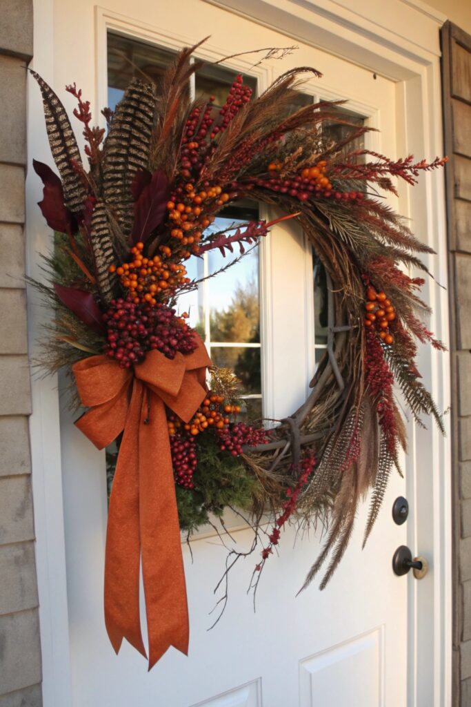 11 Thanksgiving Wreath Ideas That Make Your Door Stand Out