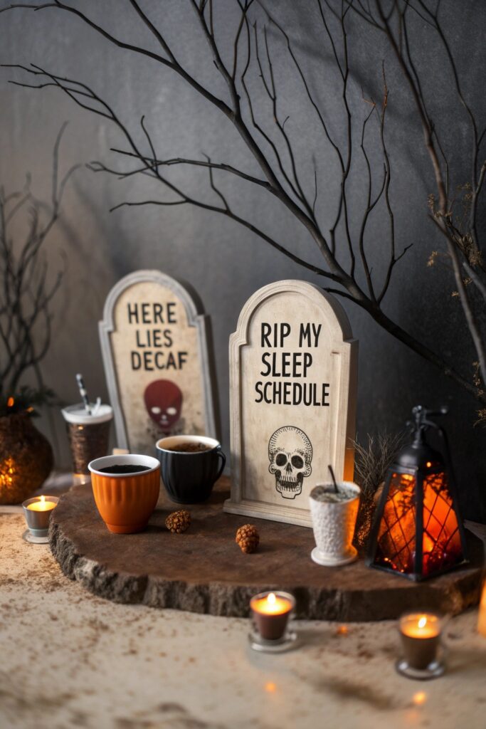 12 Halloween Coffee Bar Ideas That Are Spooky & Fun