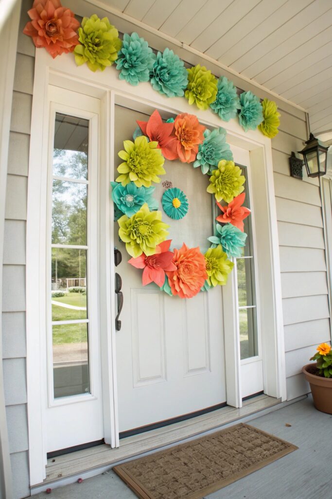 12 DIY Summer Wreaths for Front Door That Feel Bright and Cheerful
