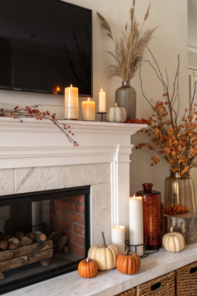 11 Mantle Decorating Ideas with TV That Still Look Stylish