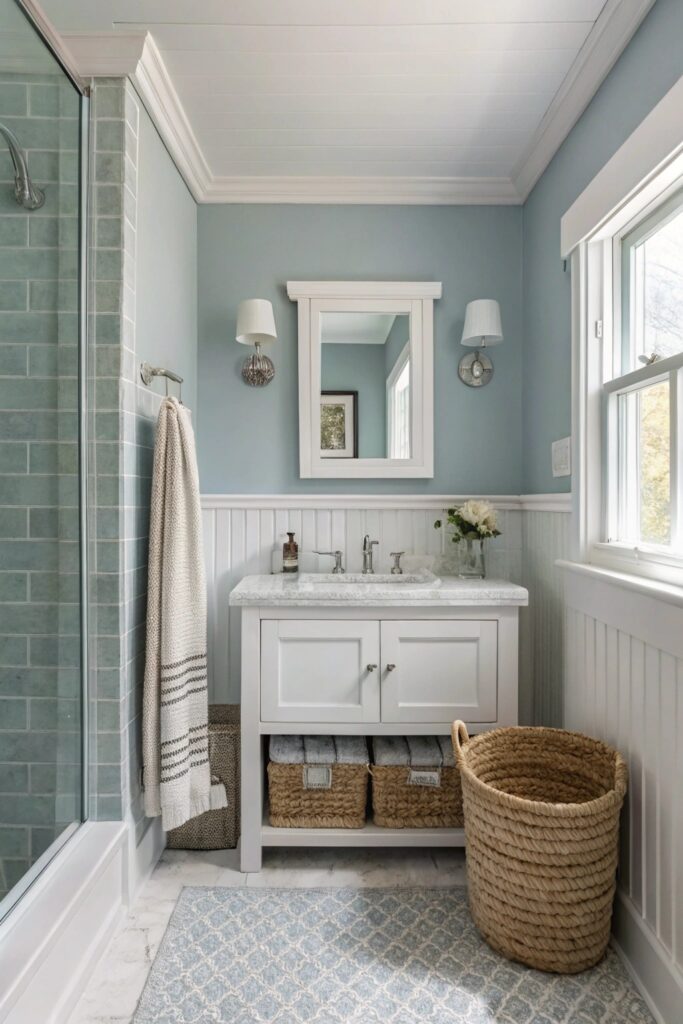 11 Bathroom Paint Color Ideas That Make Spaces Feel Bigger 11 Bathroom Paint Color Ideas That Make Spaces Feel Bigger