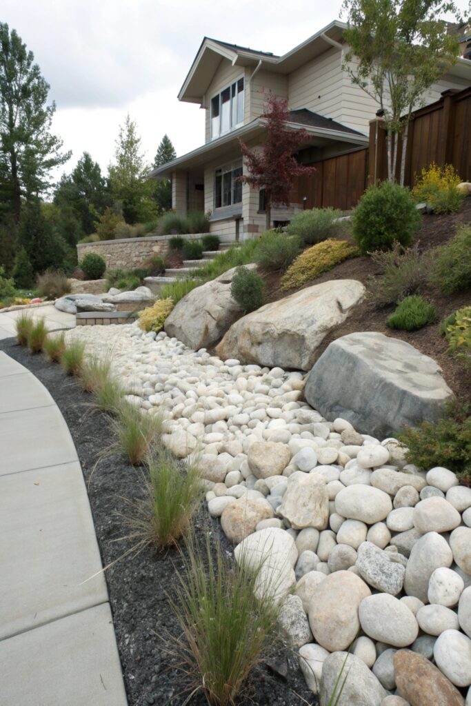 11 Creative White Rock Landscaping Ideas for Front Yard Makeovers