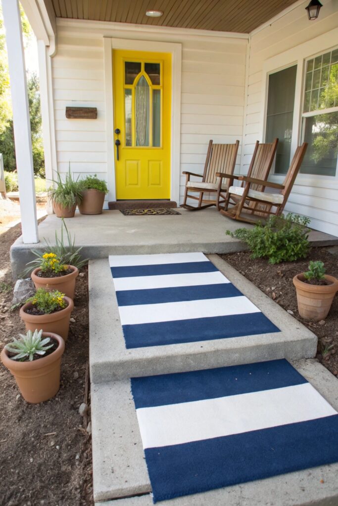 12 Painted Concrete Porch Ideas That Completely Refresh Entryways 12 Painted Concrete Porch Ideas That Completely Refresh Entryways