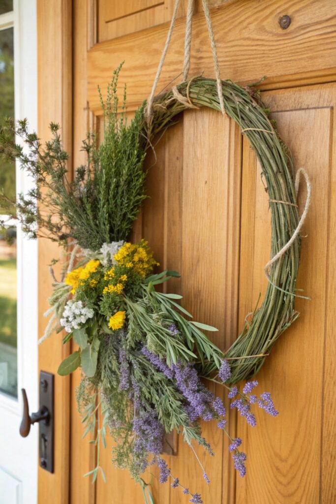 12 DIY Summer Wreaths for Front Door That Feel Bright and Cheerful