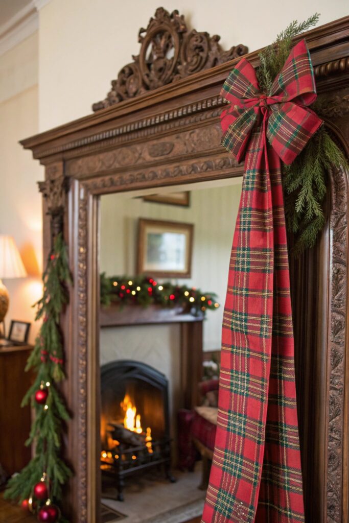 15 Christmas Mirror Decor Ideas That Look Festive & Chic